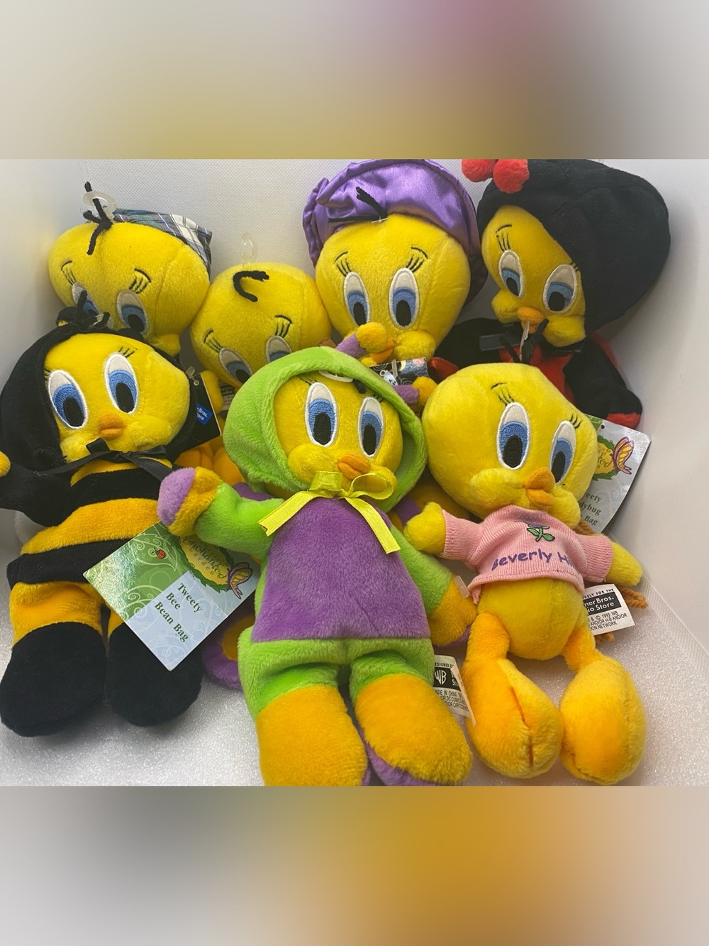 Warner Bros. Studio Store Tweety Bean Bag plush assortment Plush Toy Assortment